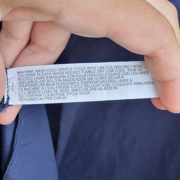 Eloquii Premier Button Down Top
In Navy - Picture 11 of 11